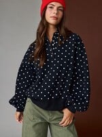 Polka Dot Snap Pullover