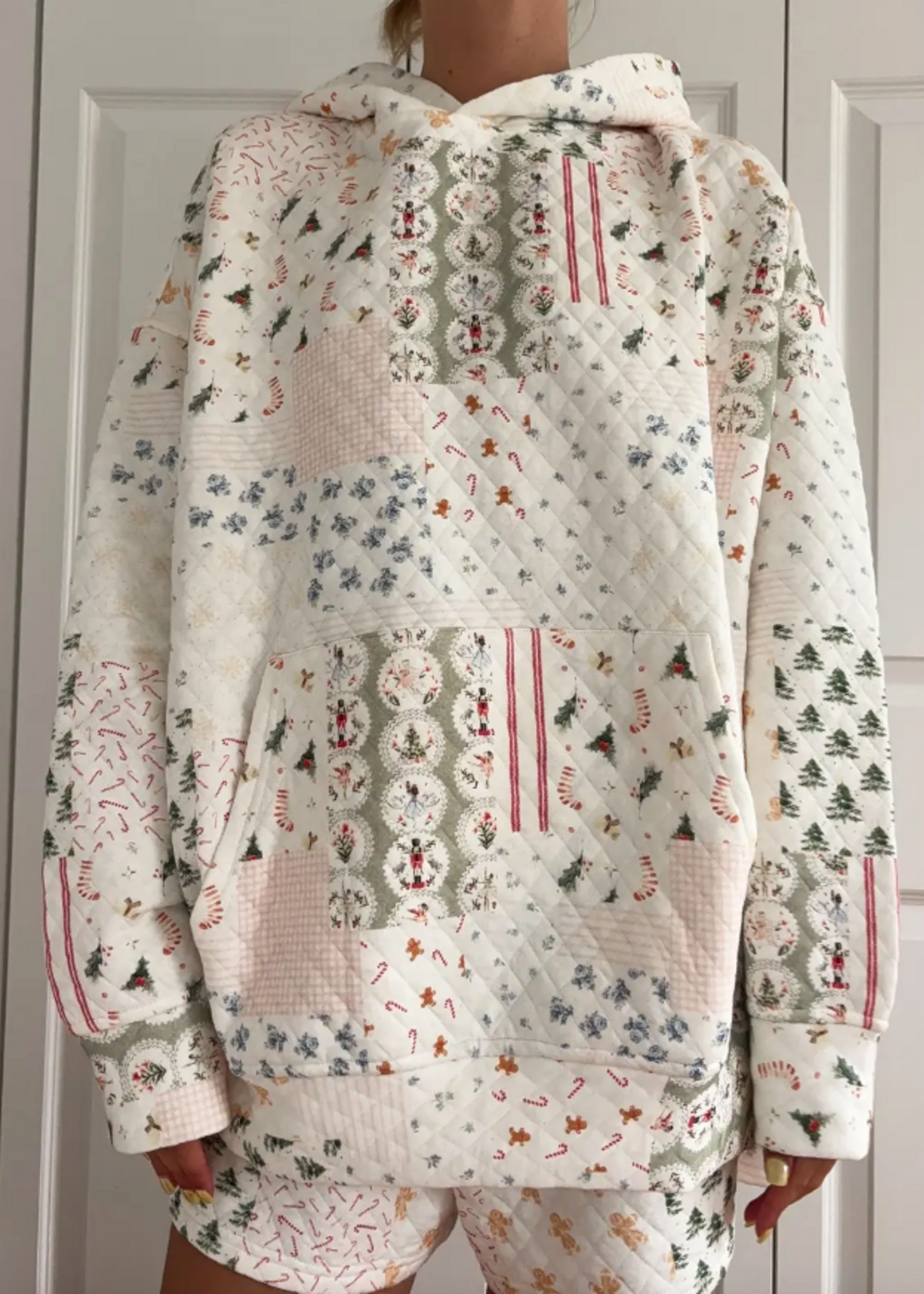 Holiday Quilted Hoodie