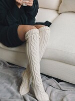 Ivory Knee Socks