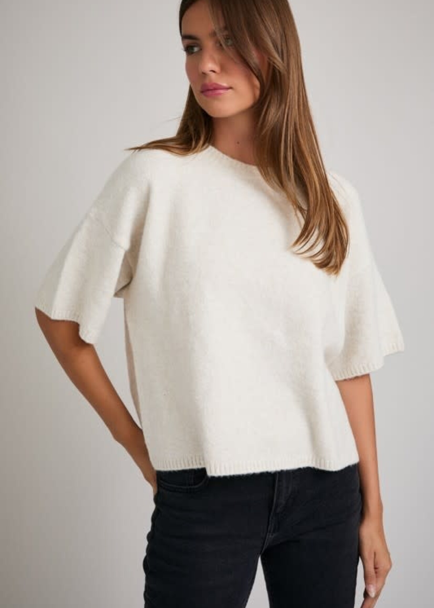 Soft Cozy Cute Ivory Sweater