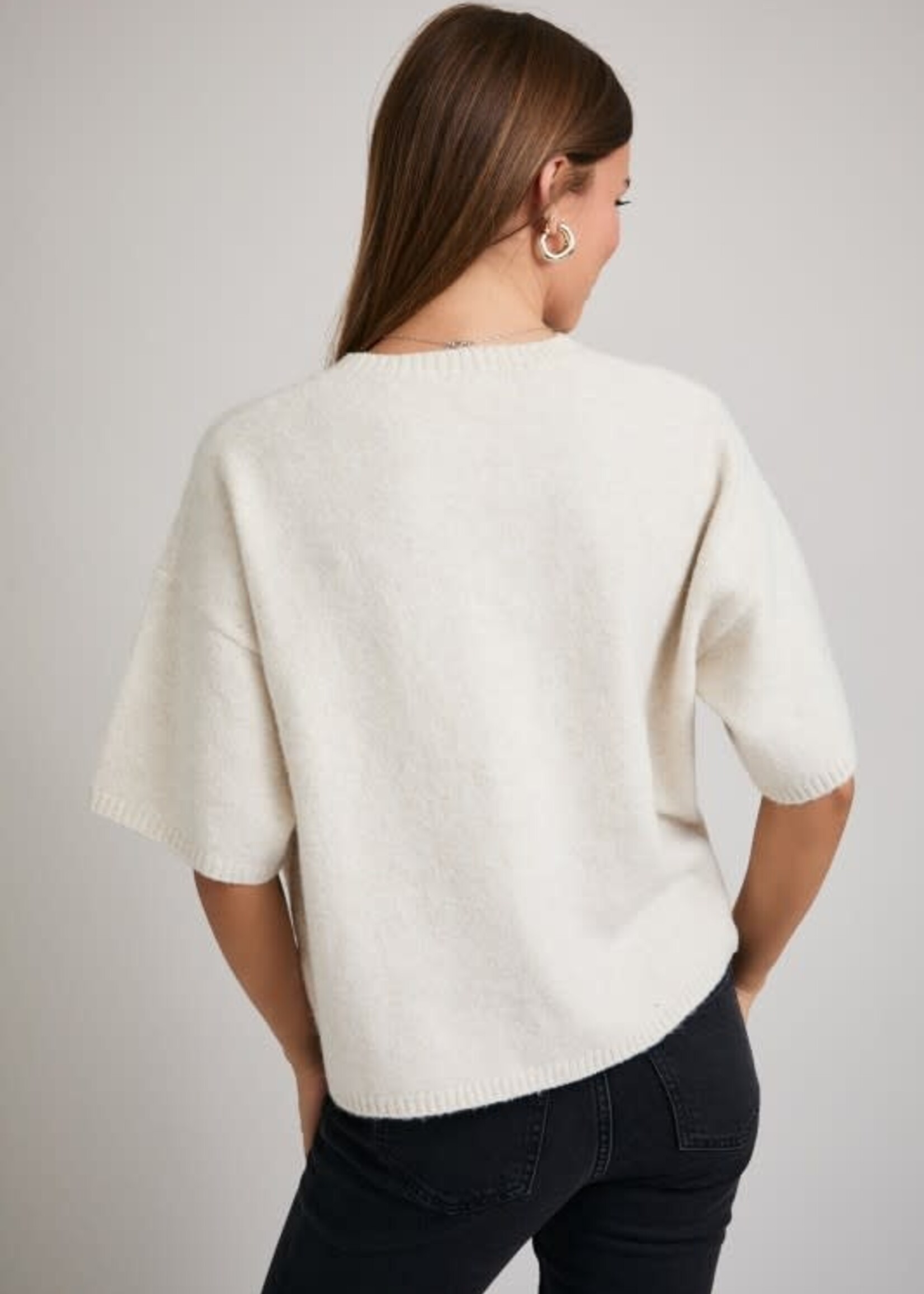 Soft Cozy Cute Ivory Sweater