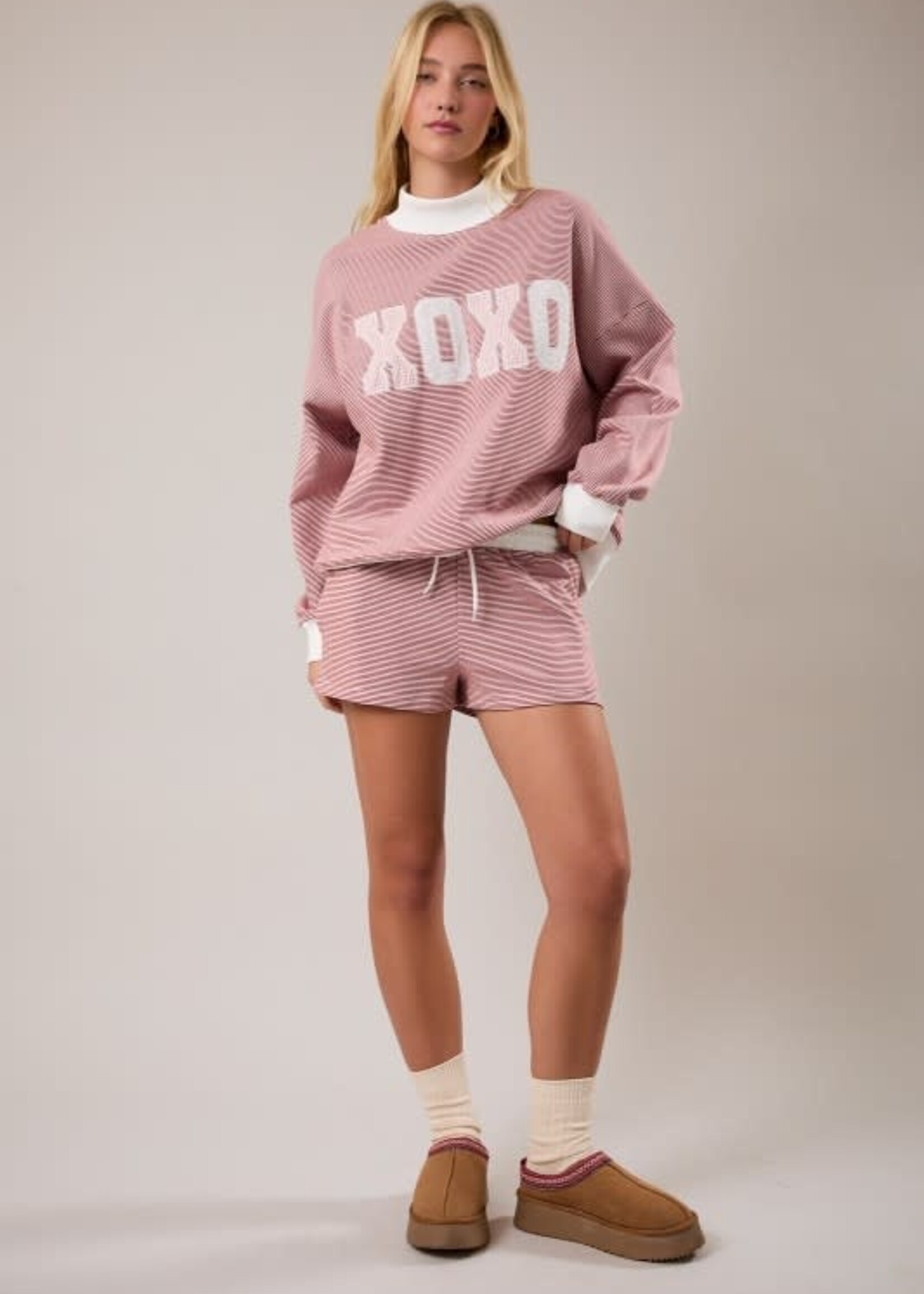 Stripes XOXO Sweatshirt