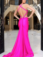 Open Back Formal Dress (100 Colors)