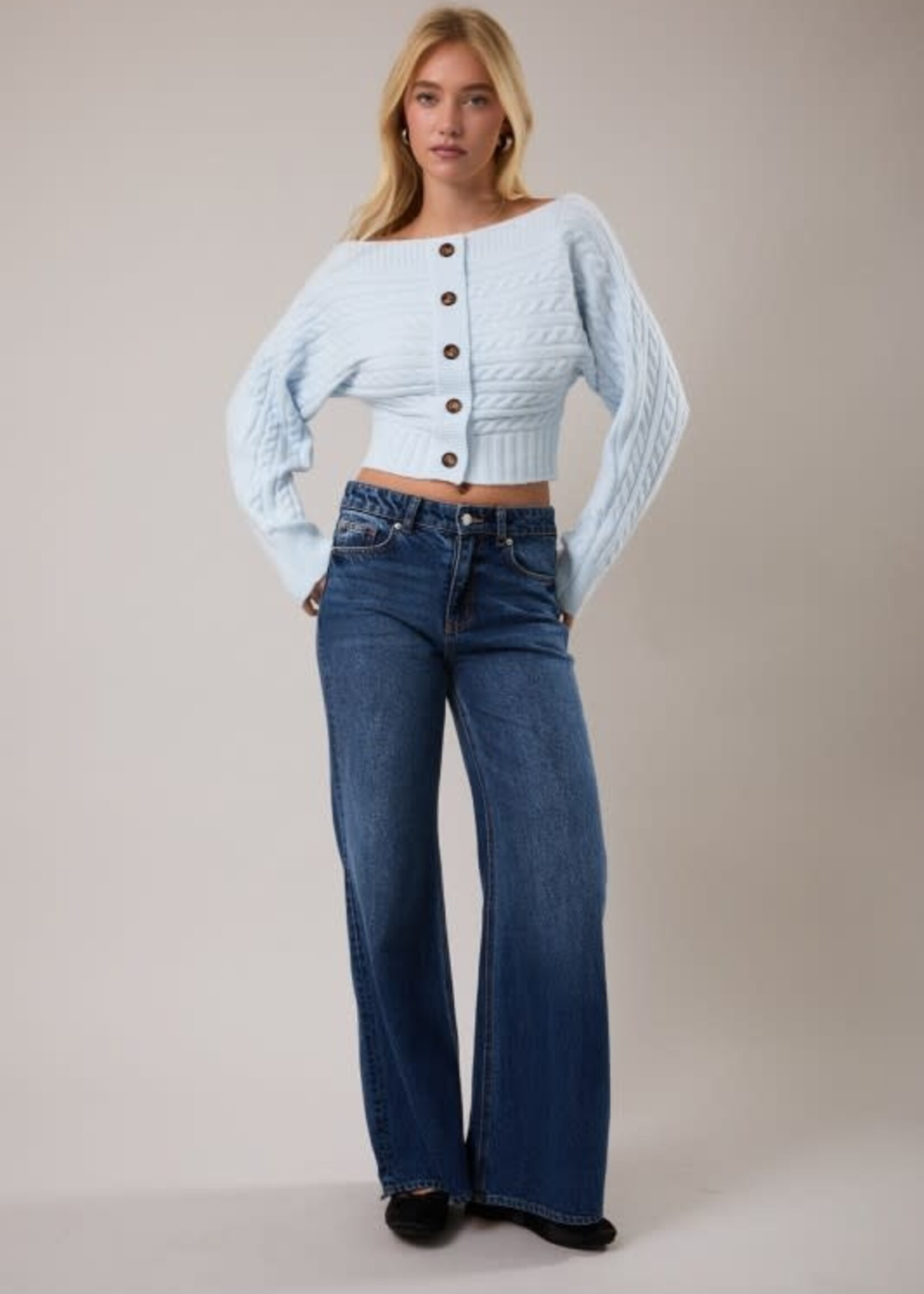Off Shoulder Sweater (3 Colors)