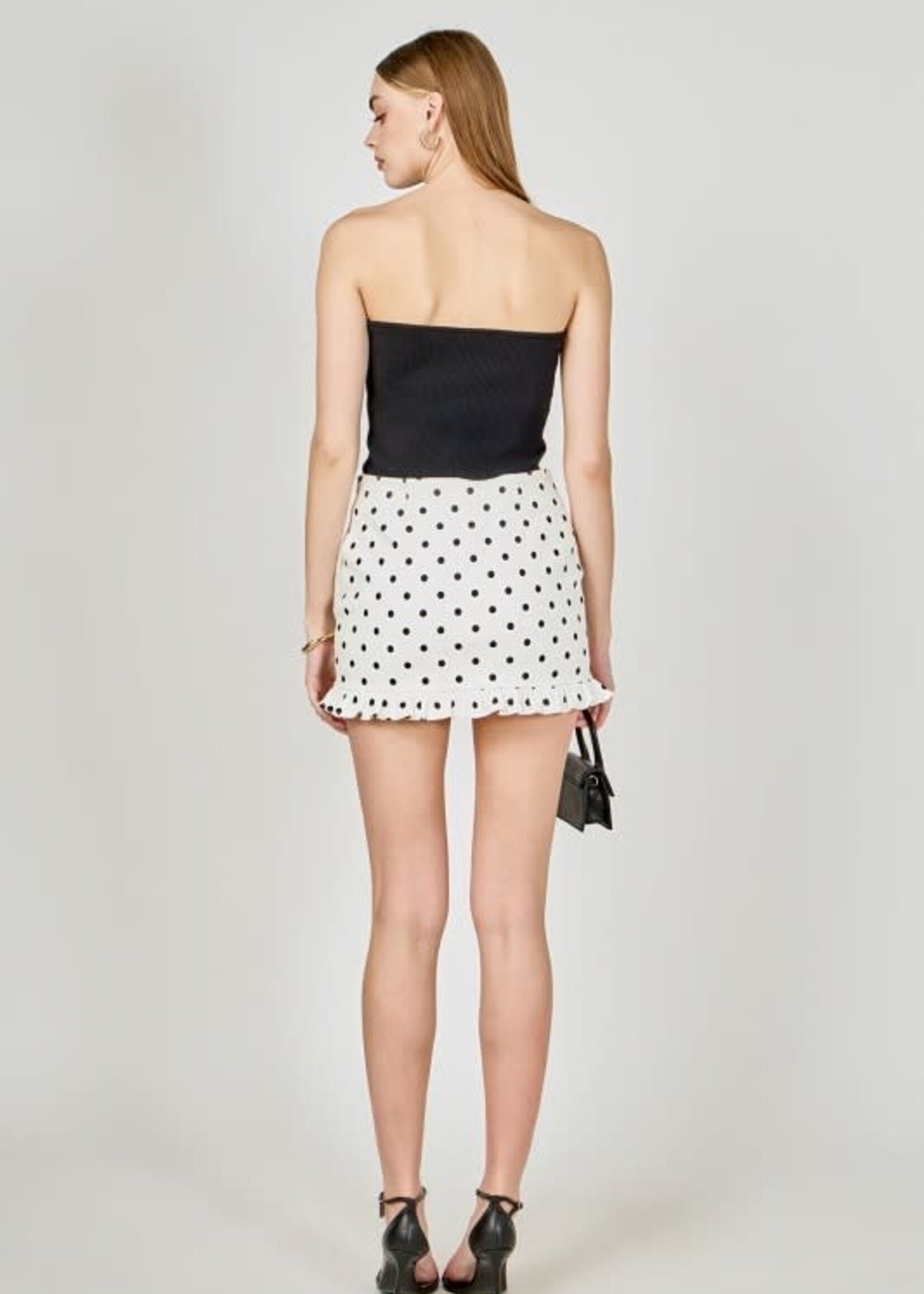 Polka Dot Ruffle Skirt