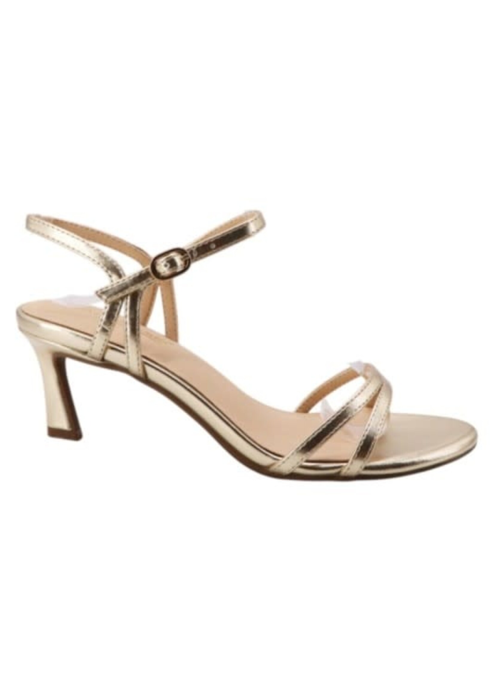 Strappy Gold Heels