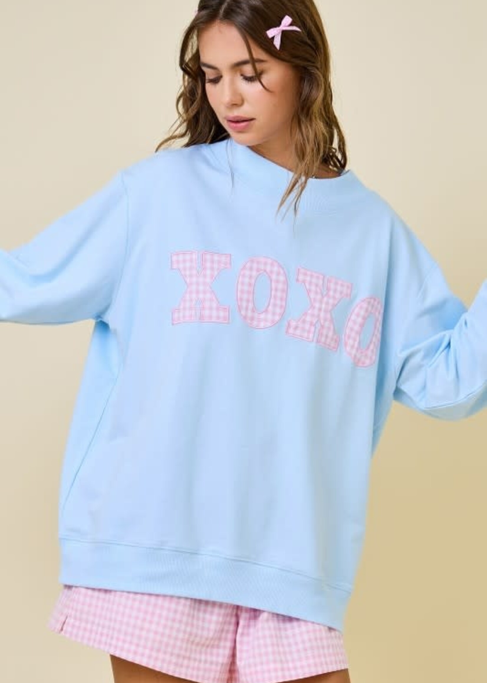 XOXO Mockneck Sweatshirt (2 Colors)