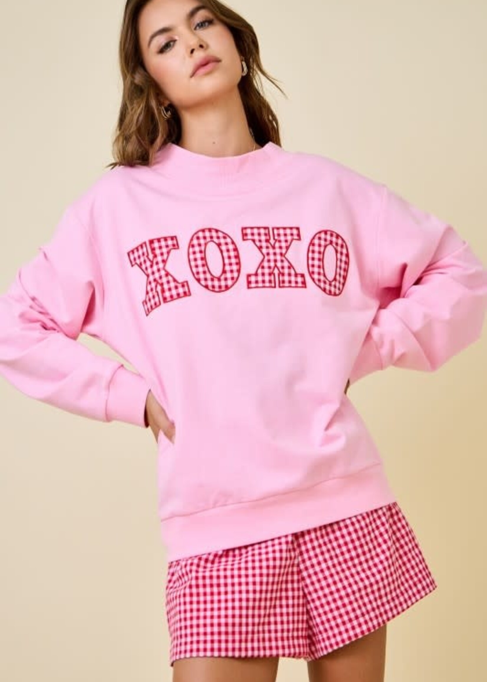 XOXO Mockneck Sweatshirt (2 Colors)