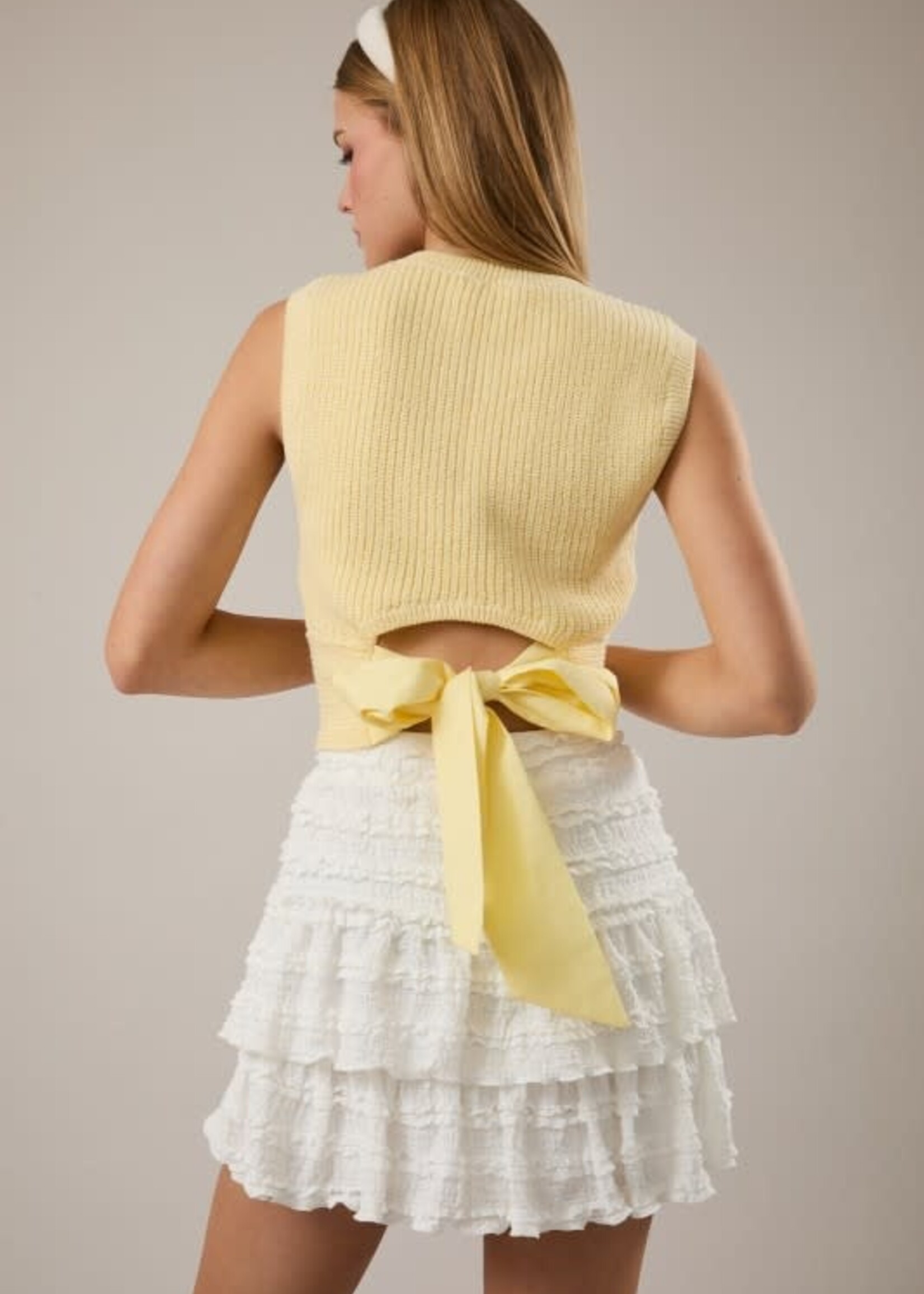 Cute Bow Back Top (2 Colors)