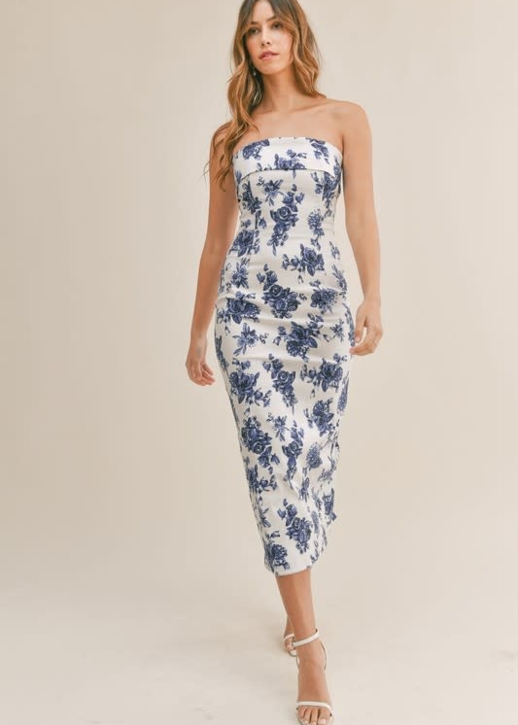 Forever Floral Midi Dress