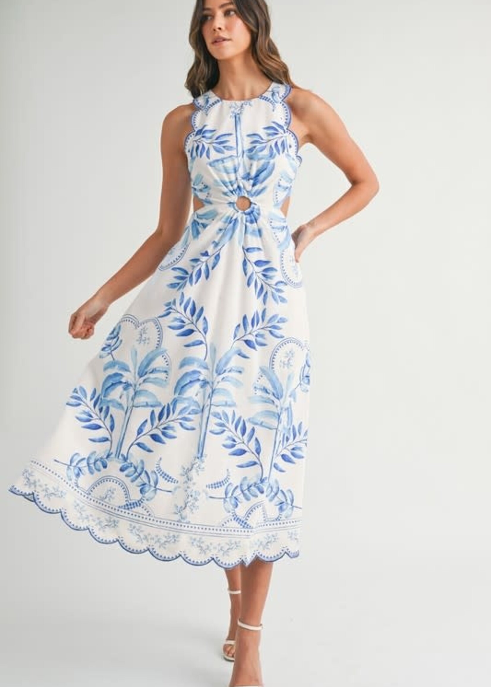 Pretty Prints Midi Dress