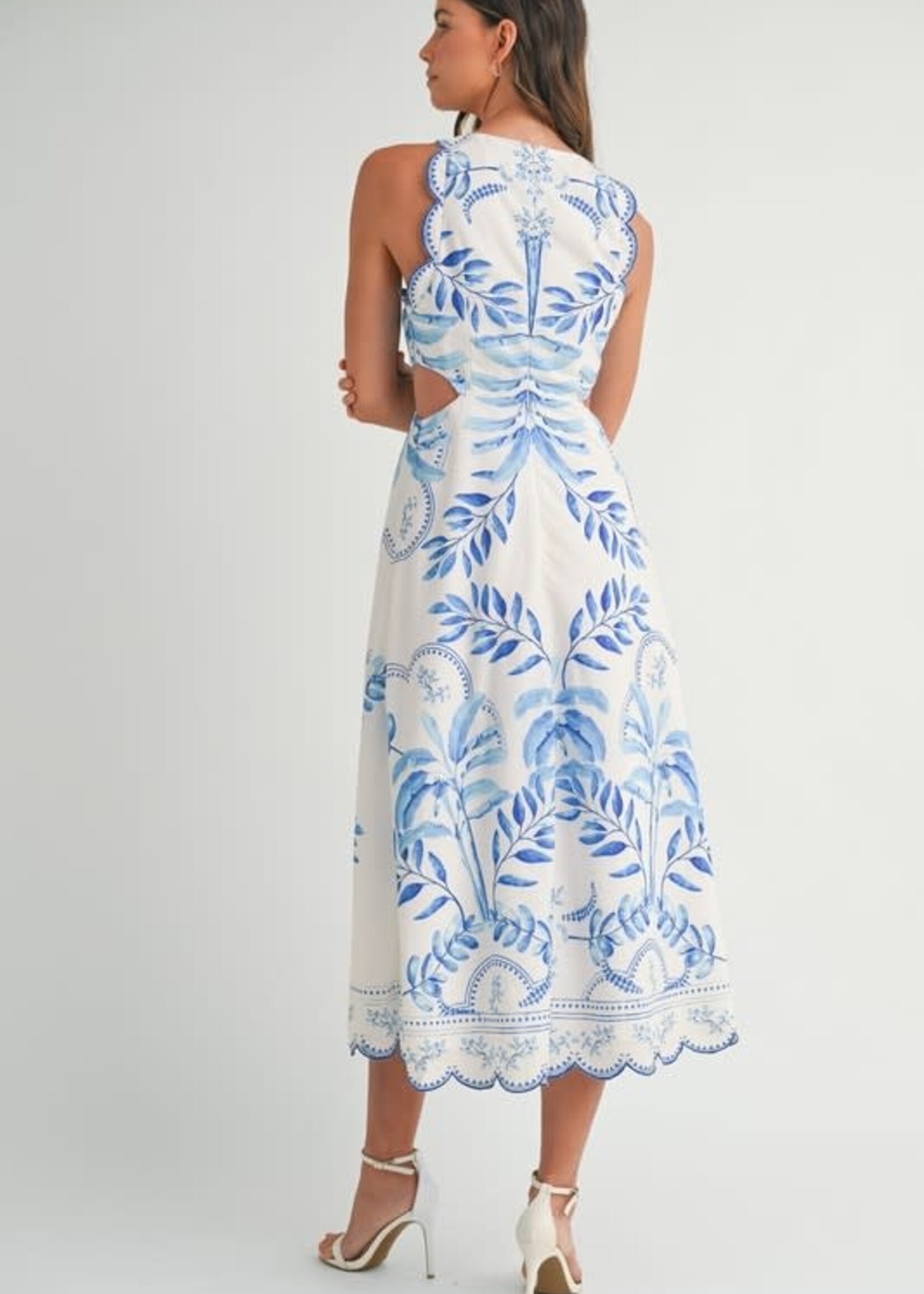Pretty Prints Midi Dress