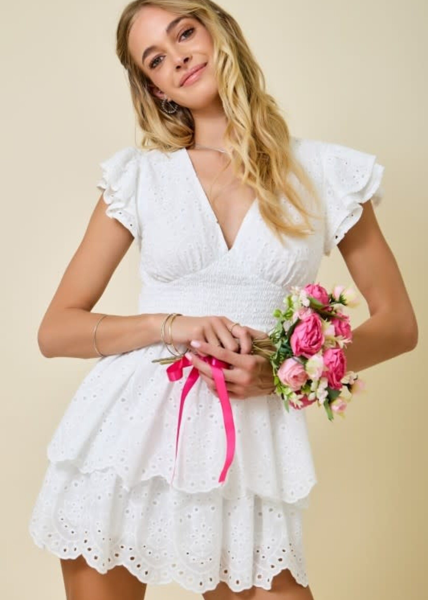 Pretty Eyelet Romper (2 Colors)