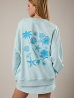 Shell Yeah Aqua Sweatshirt