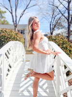 Ruffle It Up White Dress