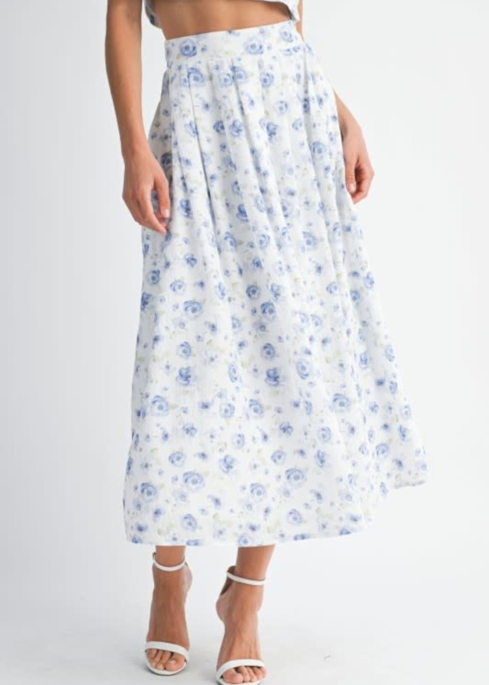 Floral Midi Skirt