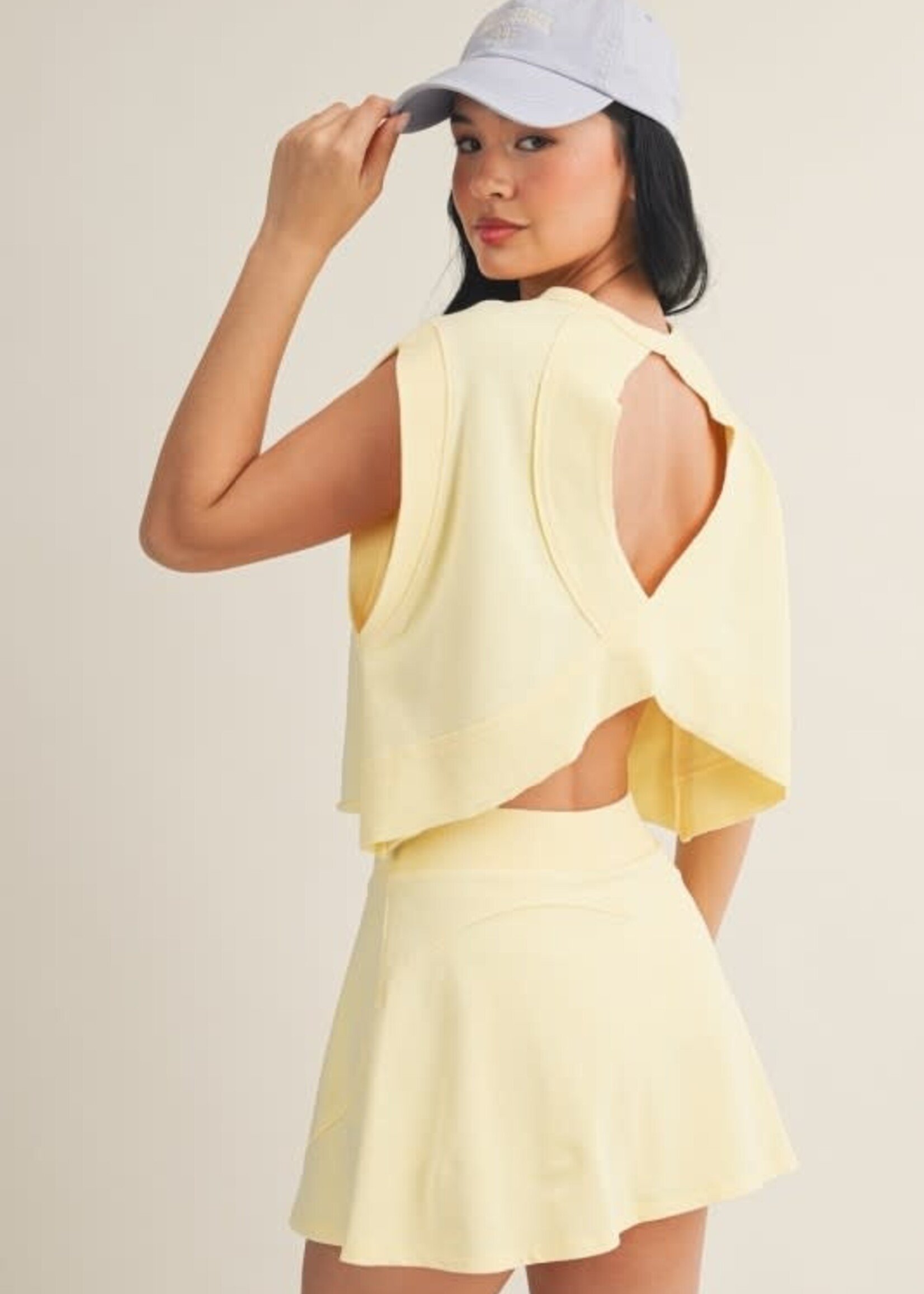 Summer Fun Open Back Top (4 Colors)