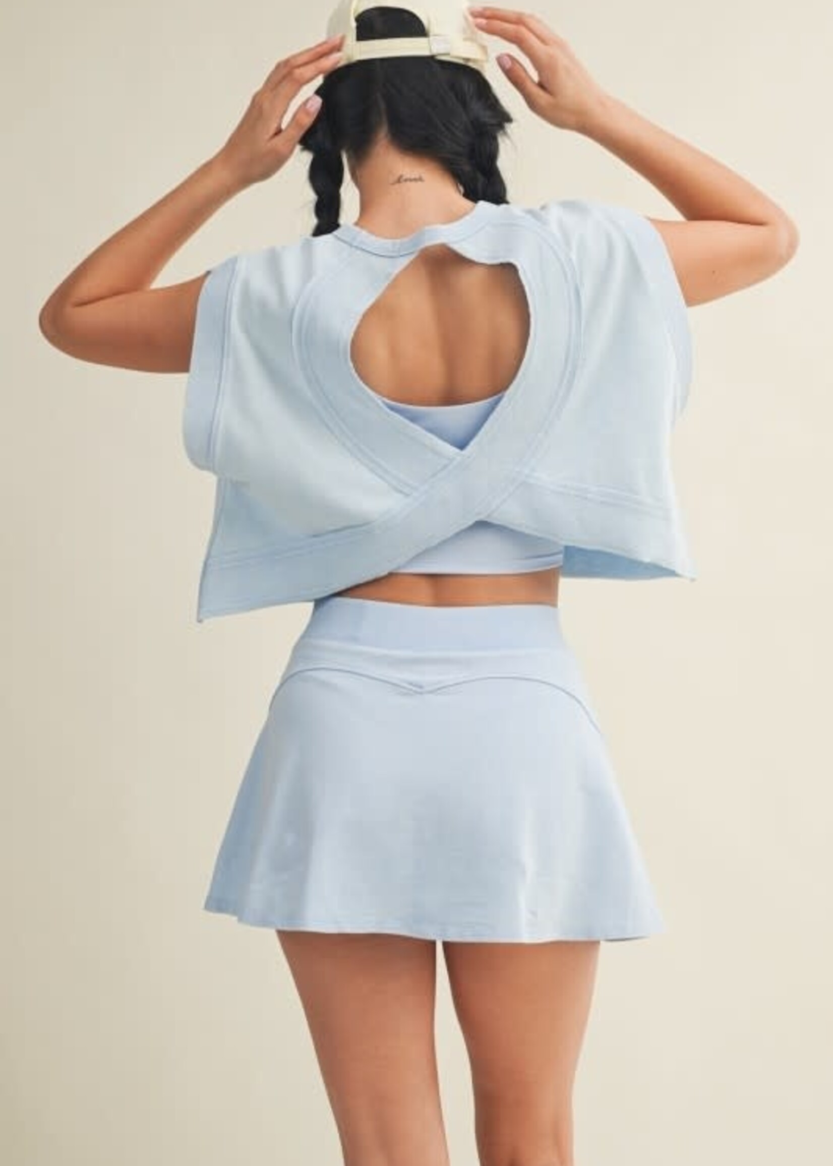 Summer Fun Open Back Top (4 Colors)