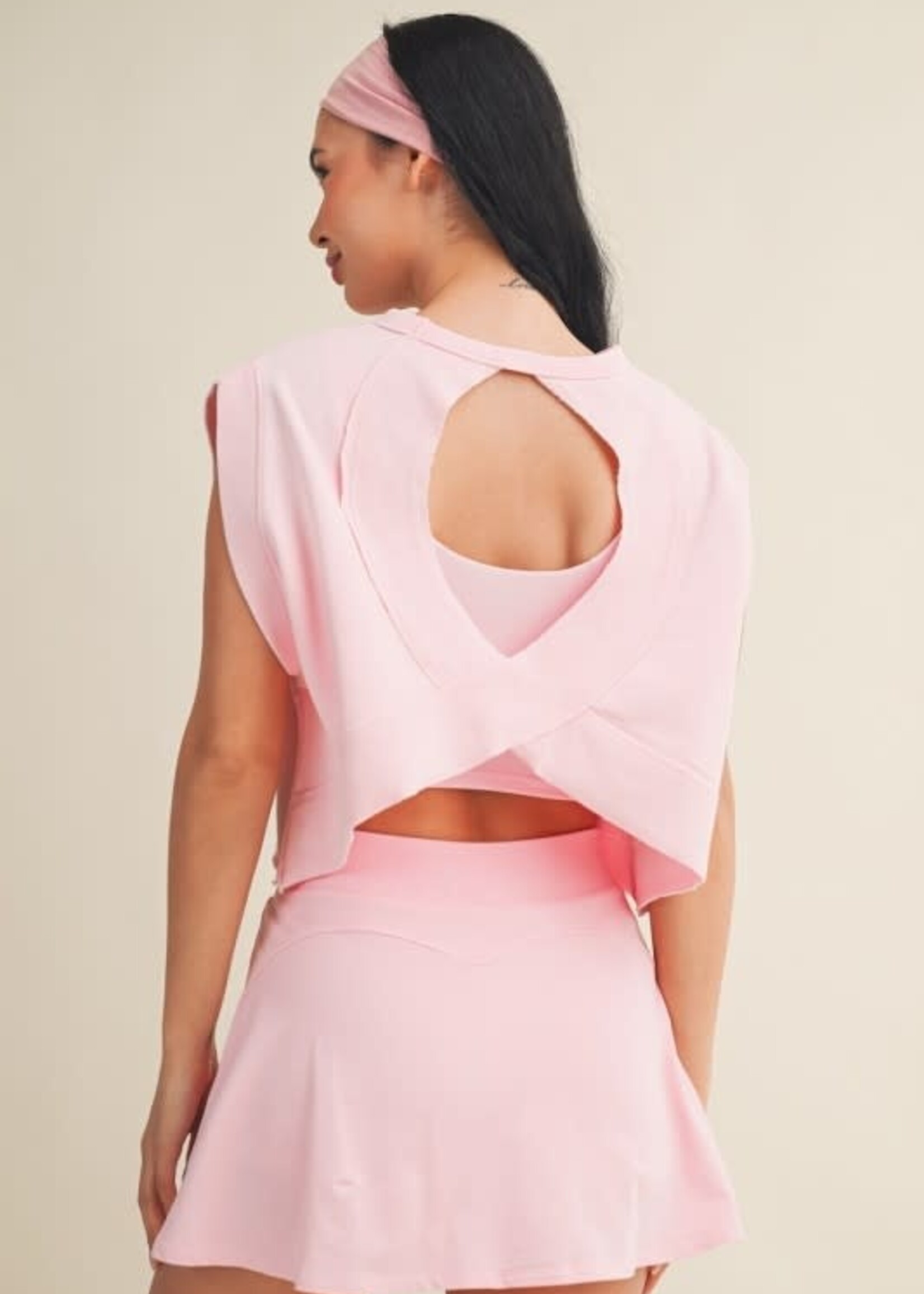 Summer Fun Open Back Top (4 Colors)