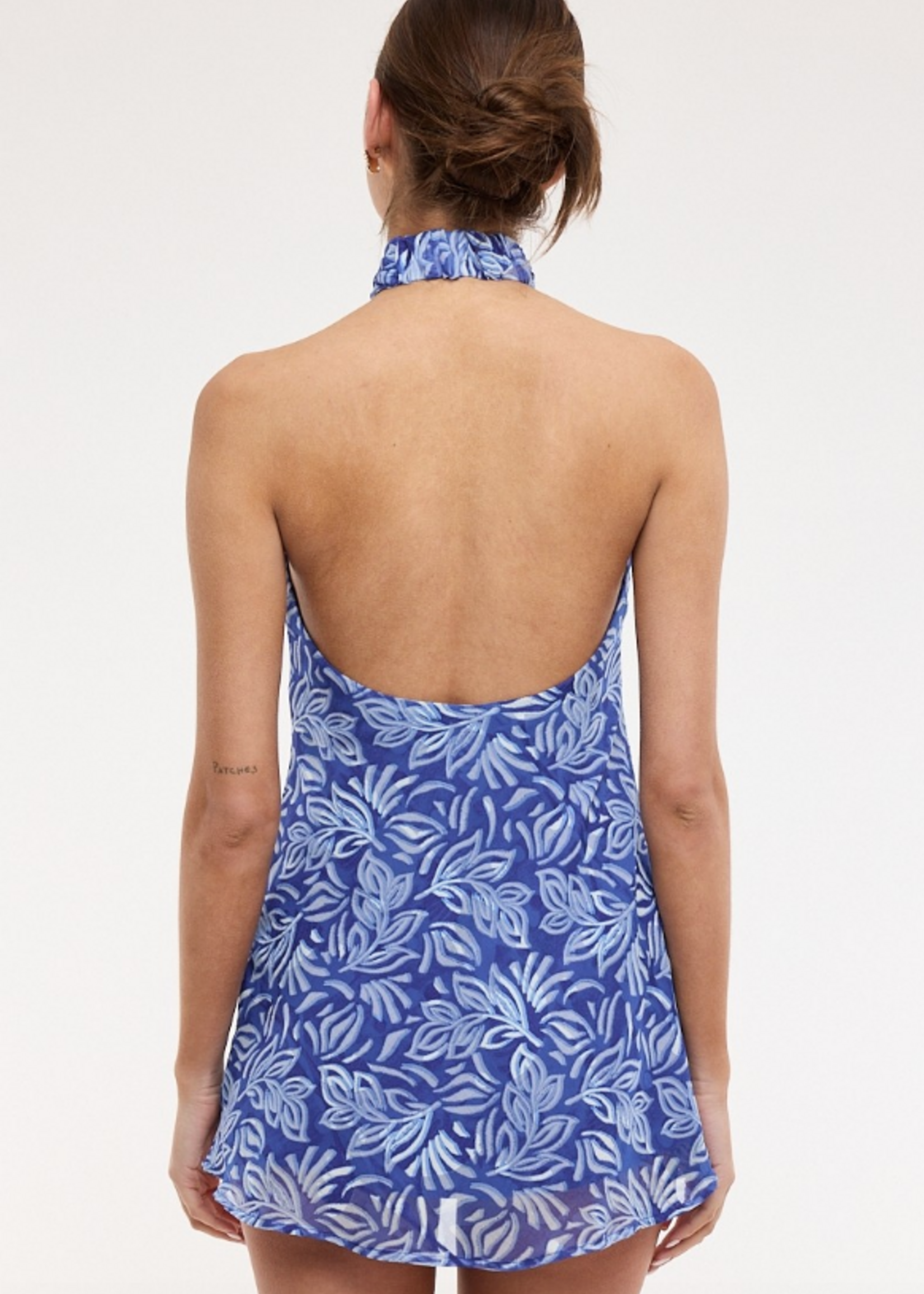 Brighten Up Halter Dress