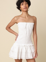 Ruffle  It Up White Dress