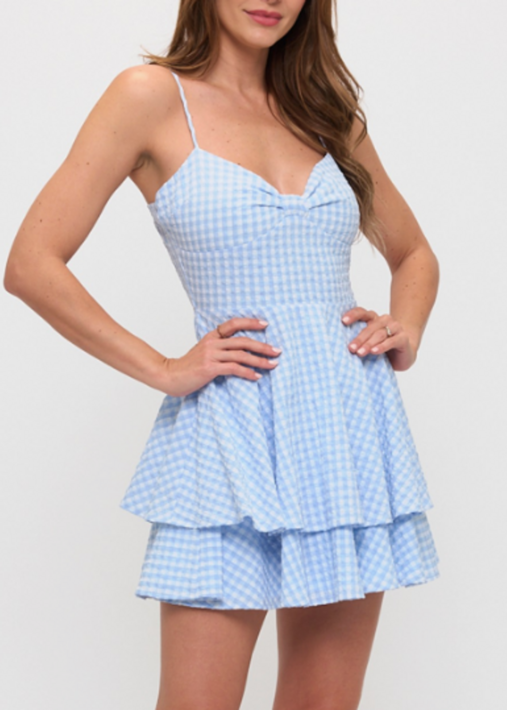 Great In Gingham Dress (2 Colors)