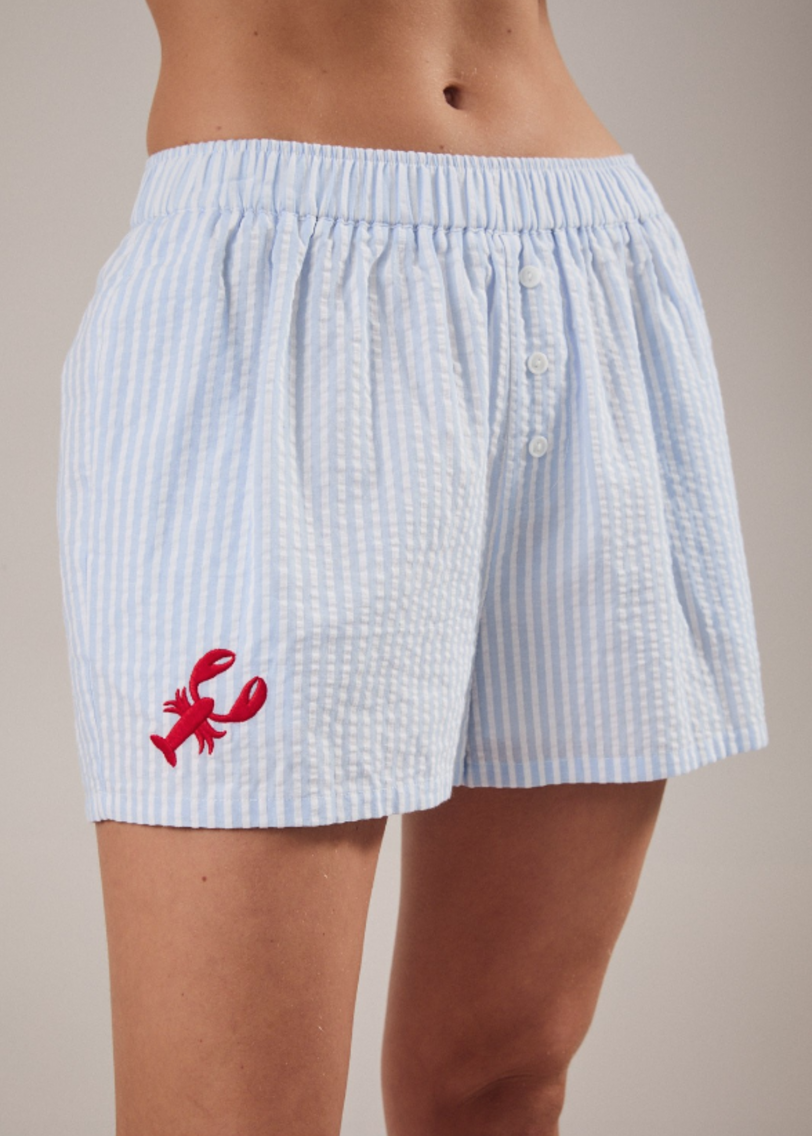 Lobster Stripe Shorts
