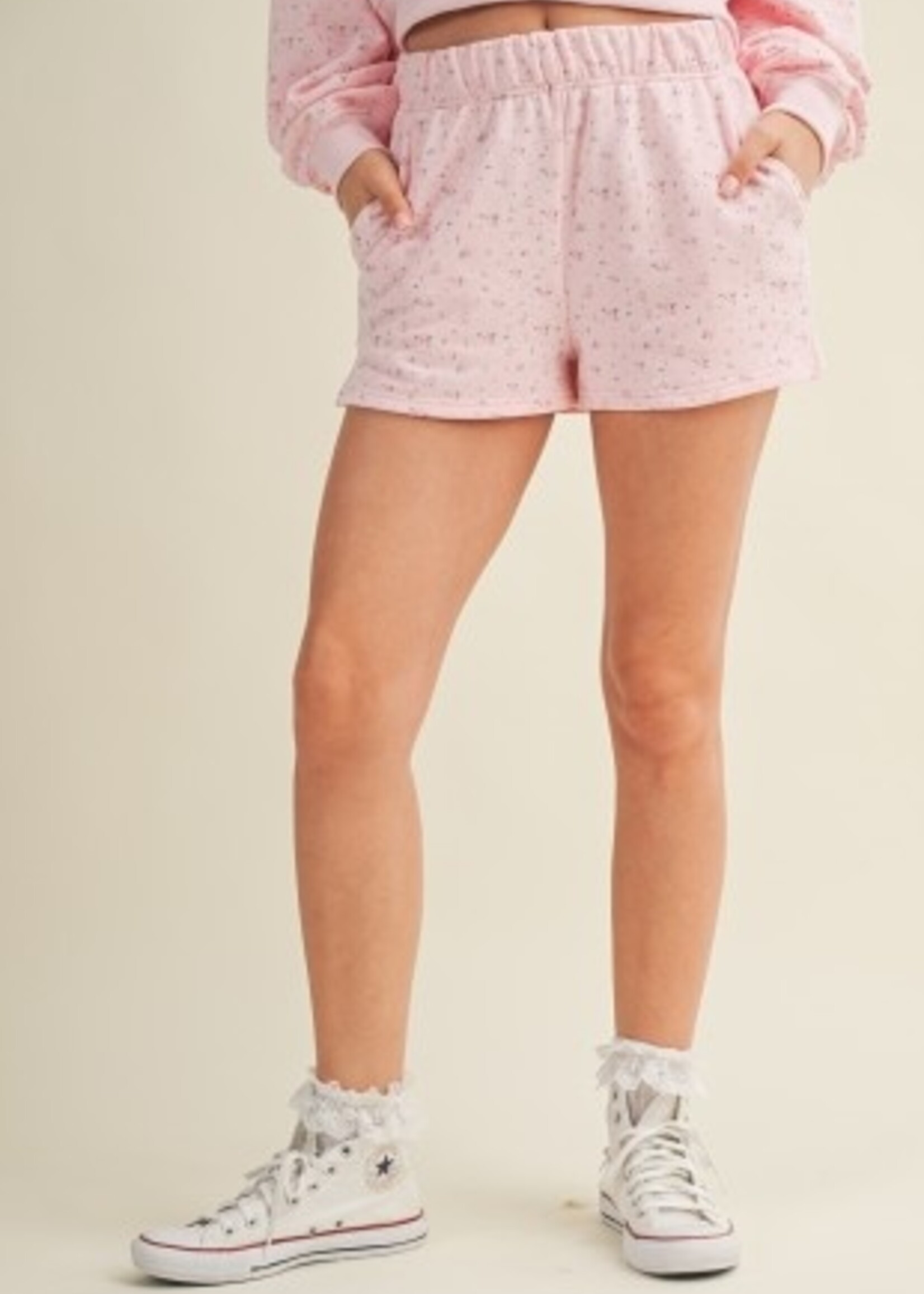 Pink Floral Shorts