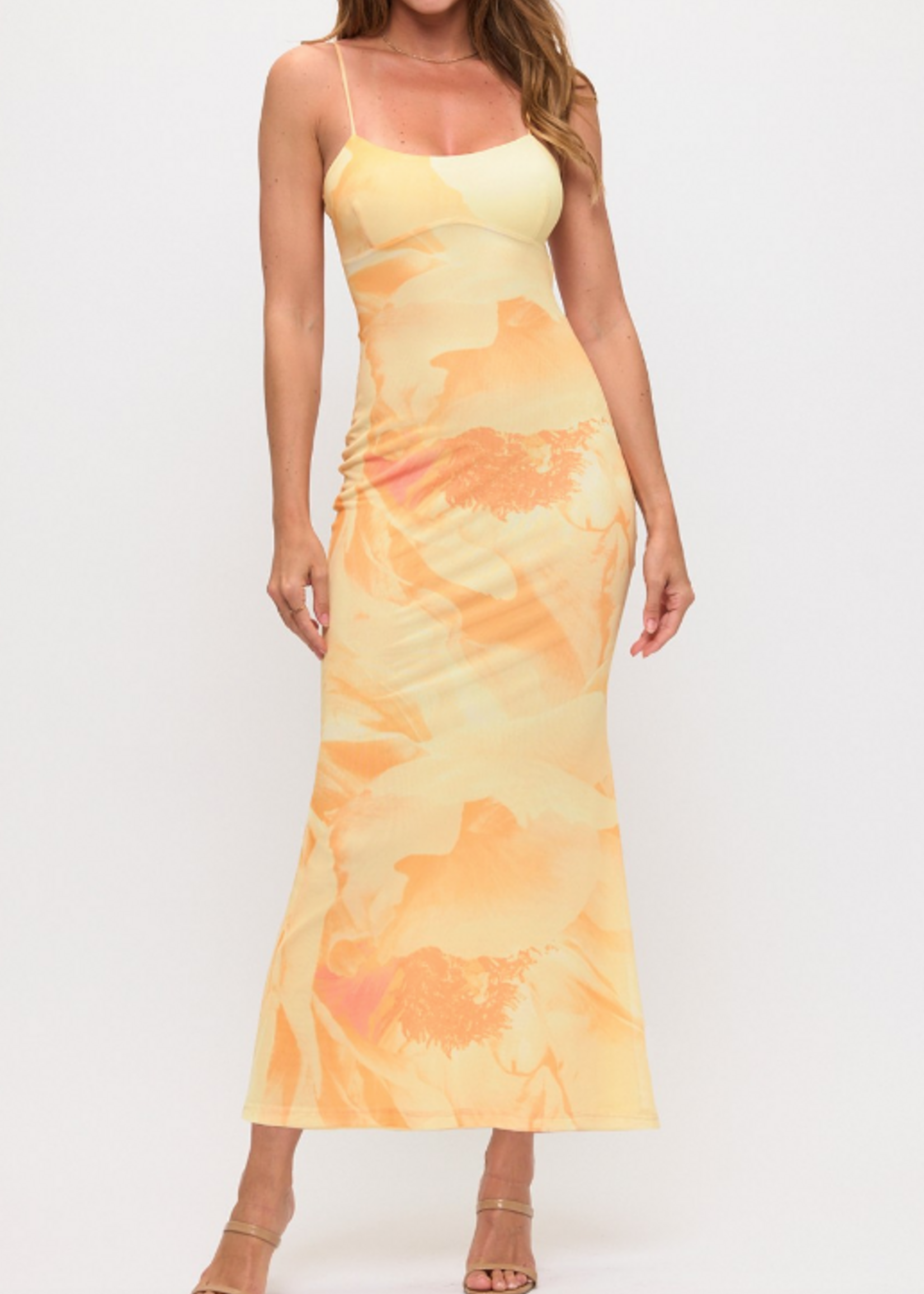 Hello Sunshine Yellow Floral Maxi