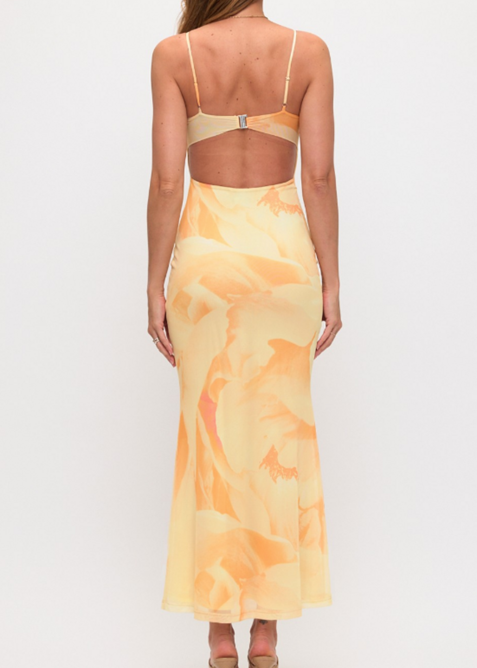 Hello Sunshine Yellow Floral Maxi