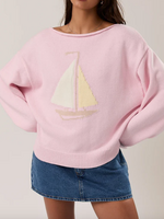 Pink Sailboat Sweater