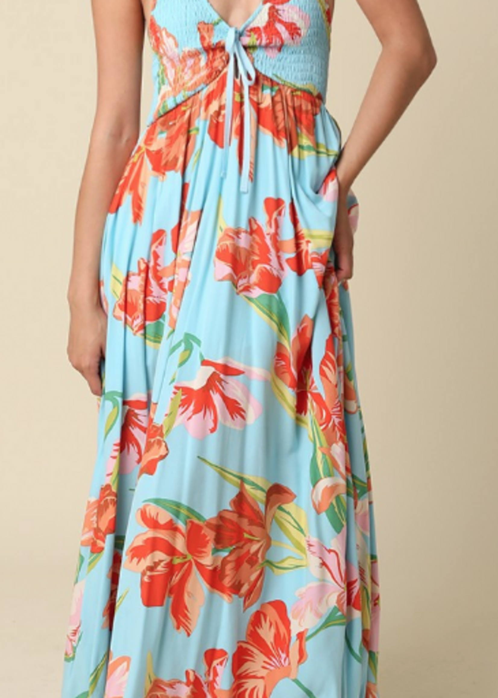 Bright One Floral Maxi Dress