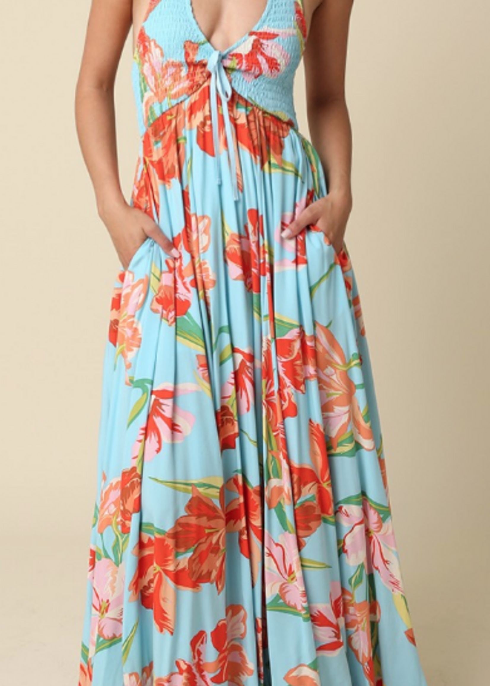 Bright One Floral Maxi Dress