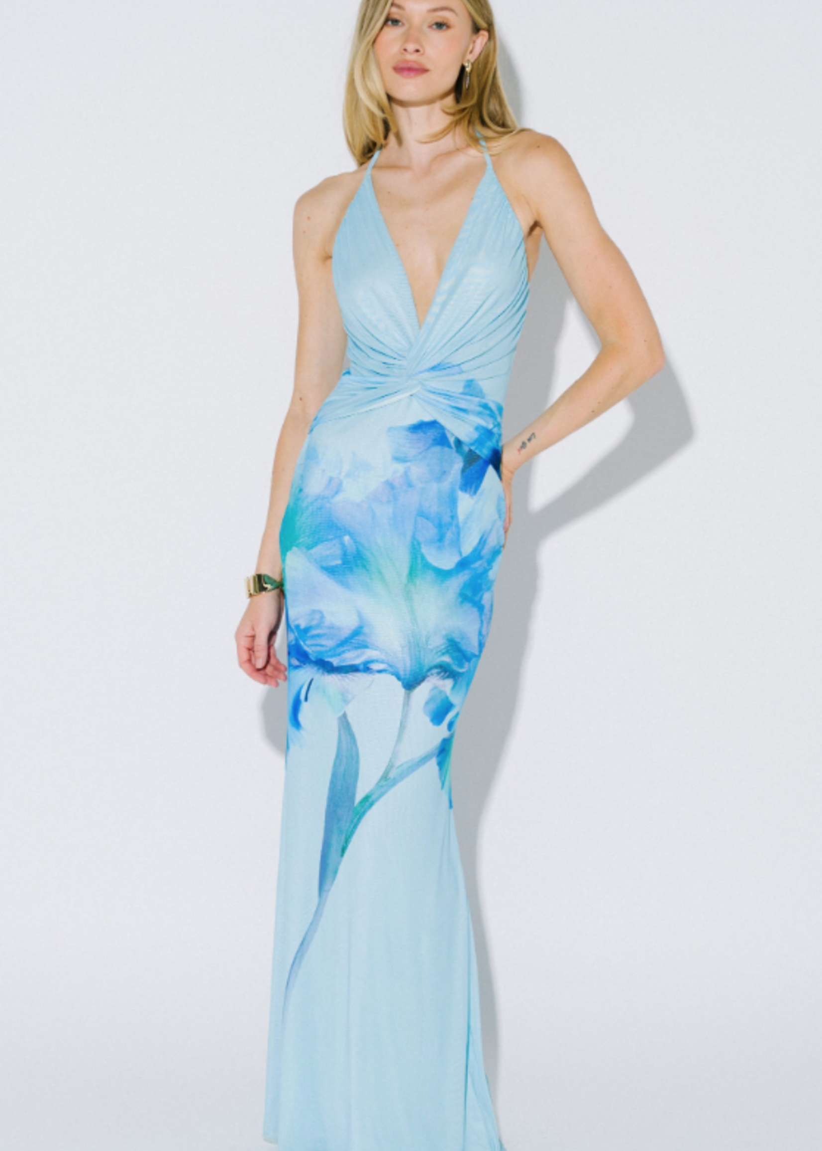 Tropical Breeze Halter Maxi Dress (2 Colors)
