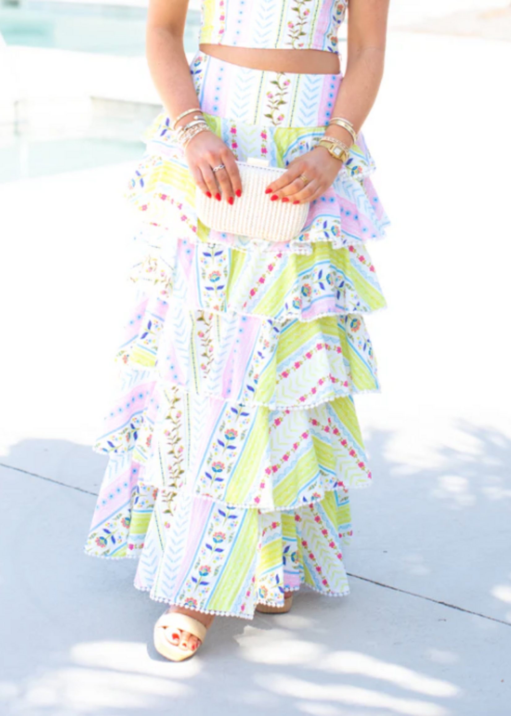 Summer In Rio Ruffle Skirt