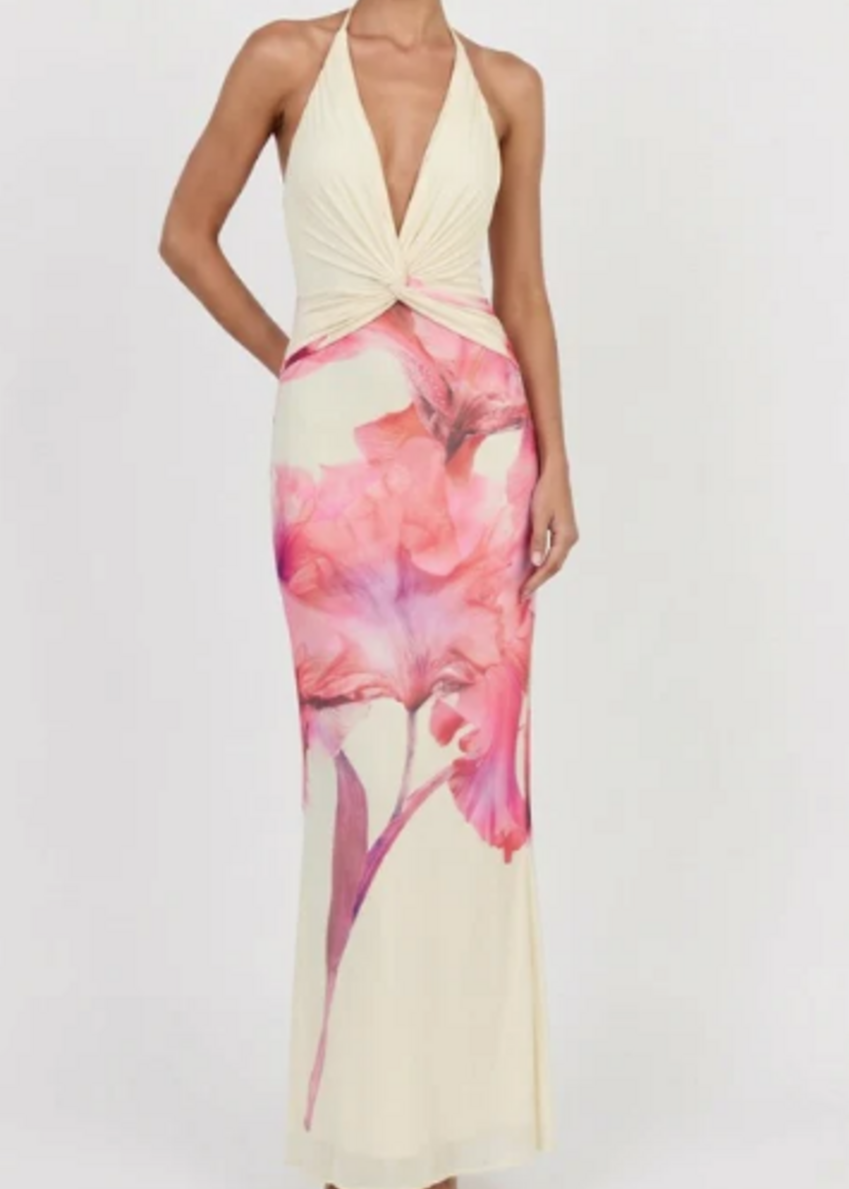 Tropical Breeze Halter Maxi Dress (2 Colors)