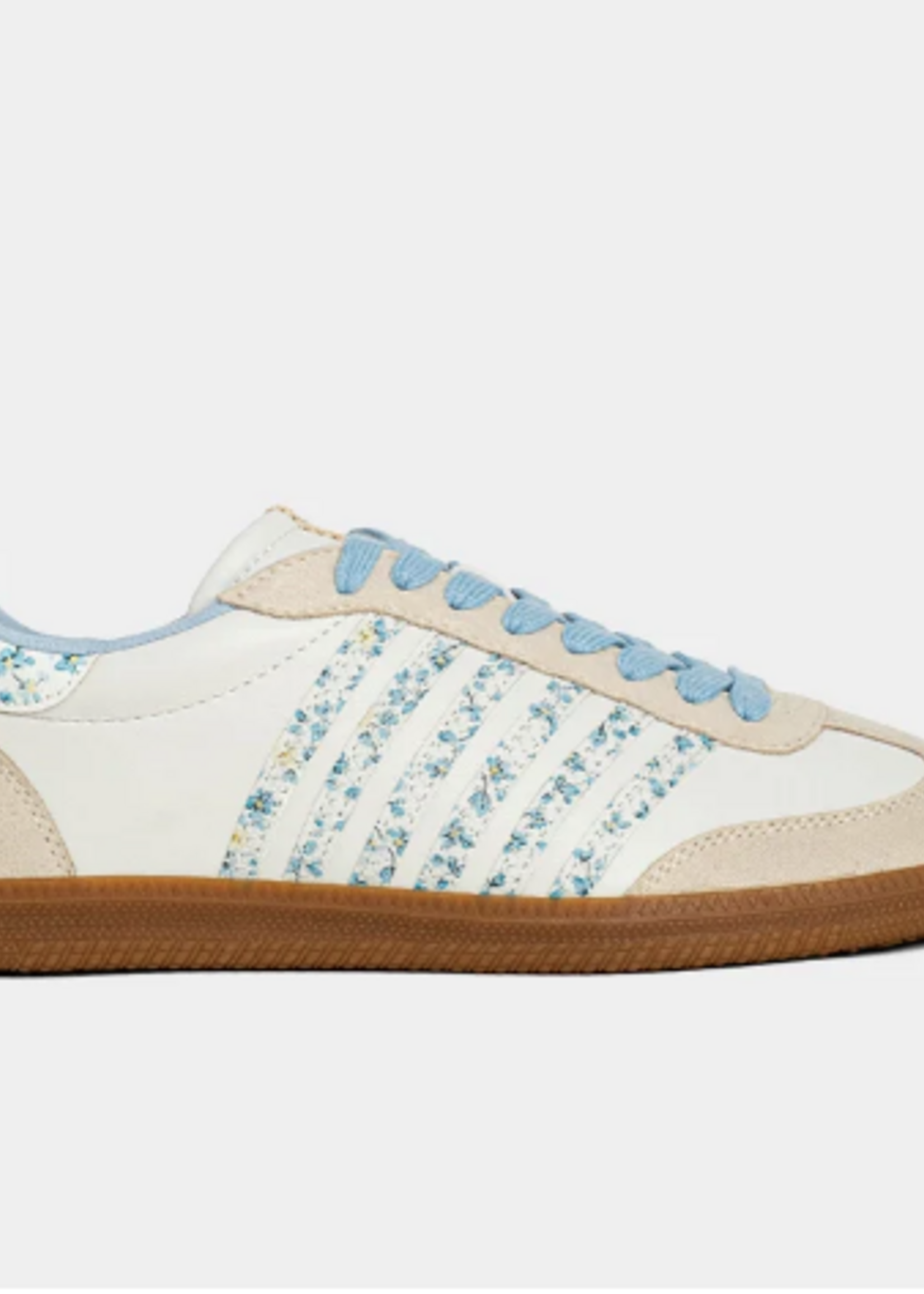 Stevie Blue Floral Sneaker