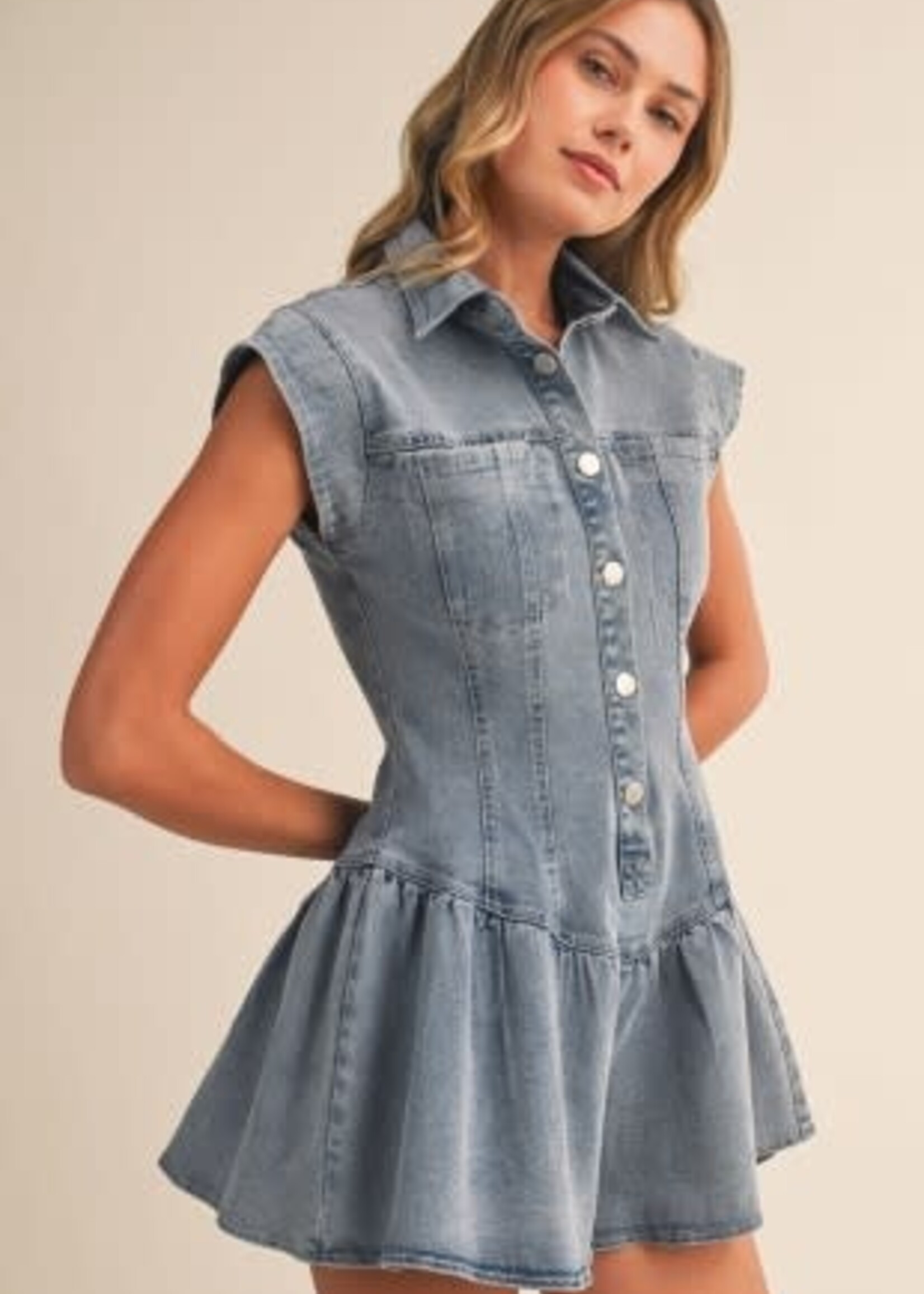 Dandelion Denim Romper