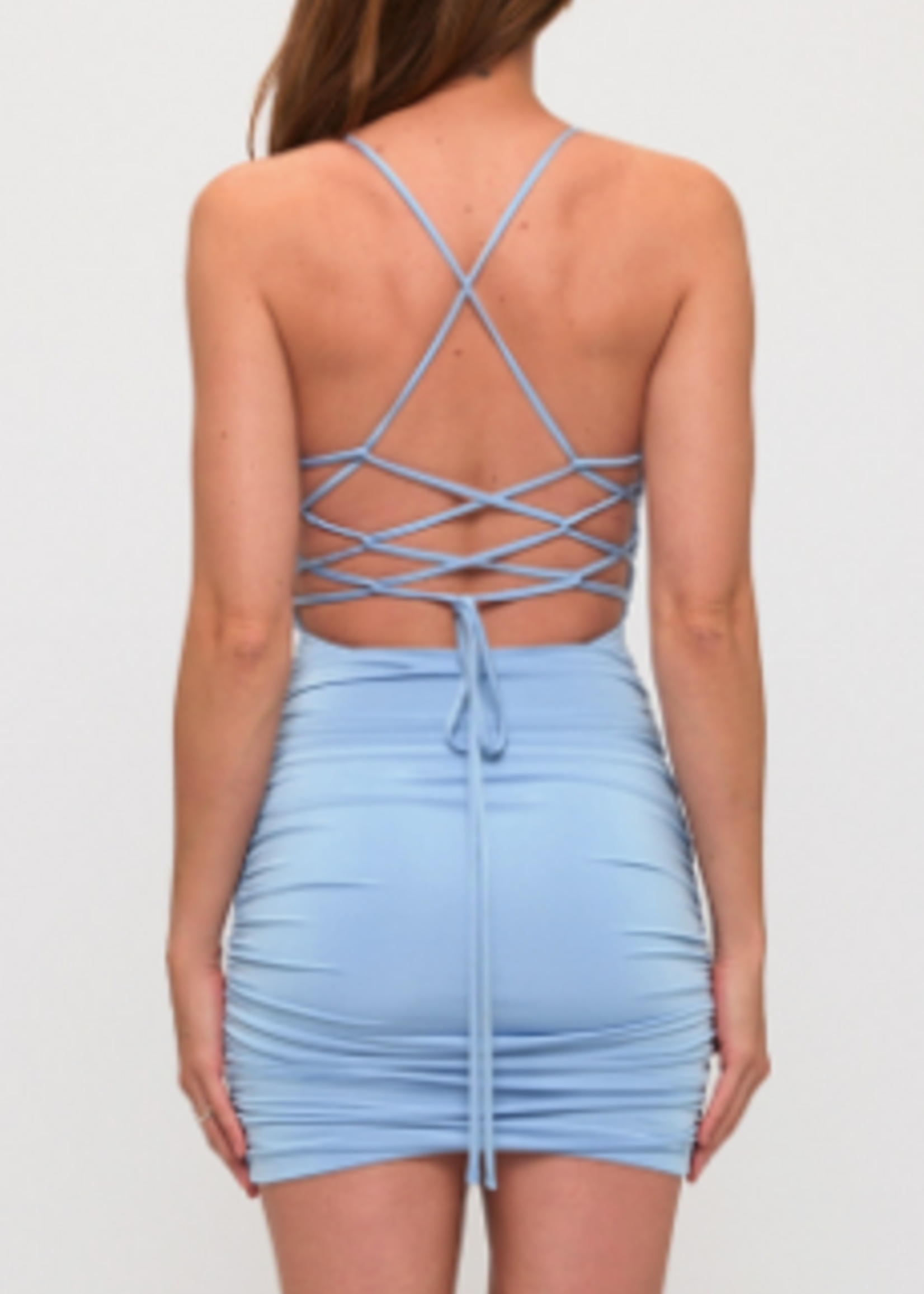 Lace Back Party Dress (2 Colors)