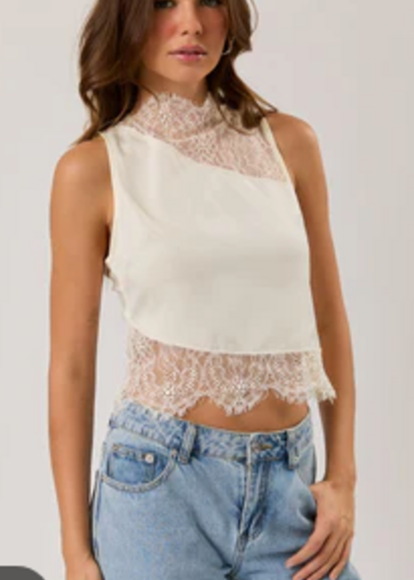 Lacy Does It Top (3 Colors)