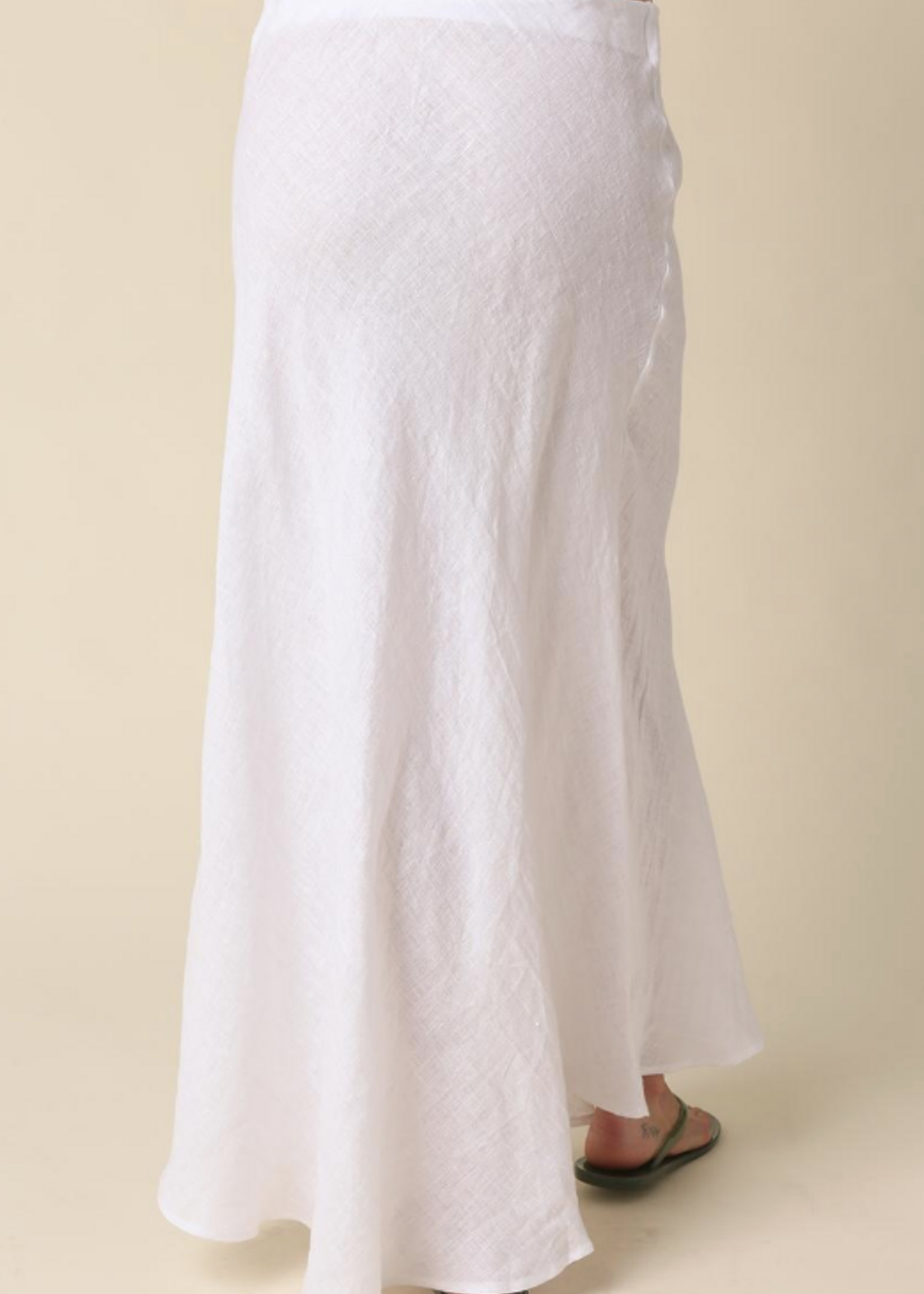 Summer Linen Maxi Skirt