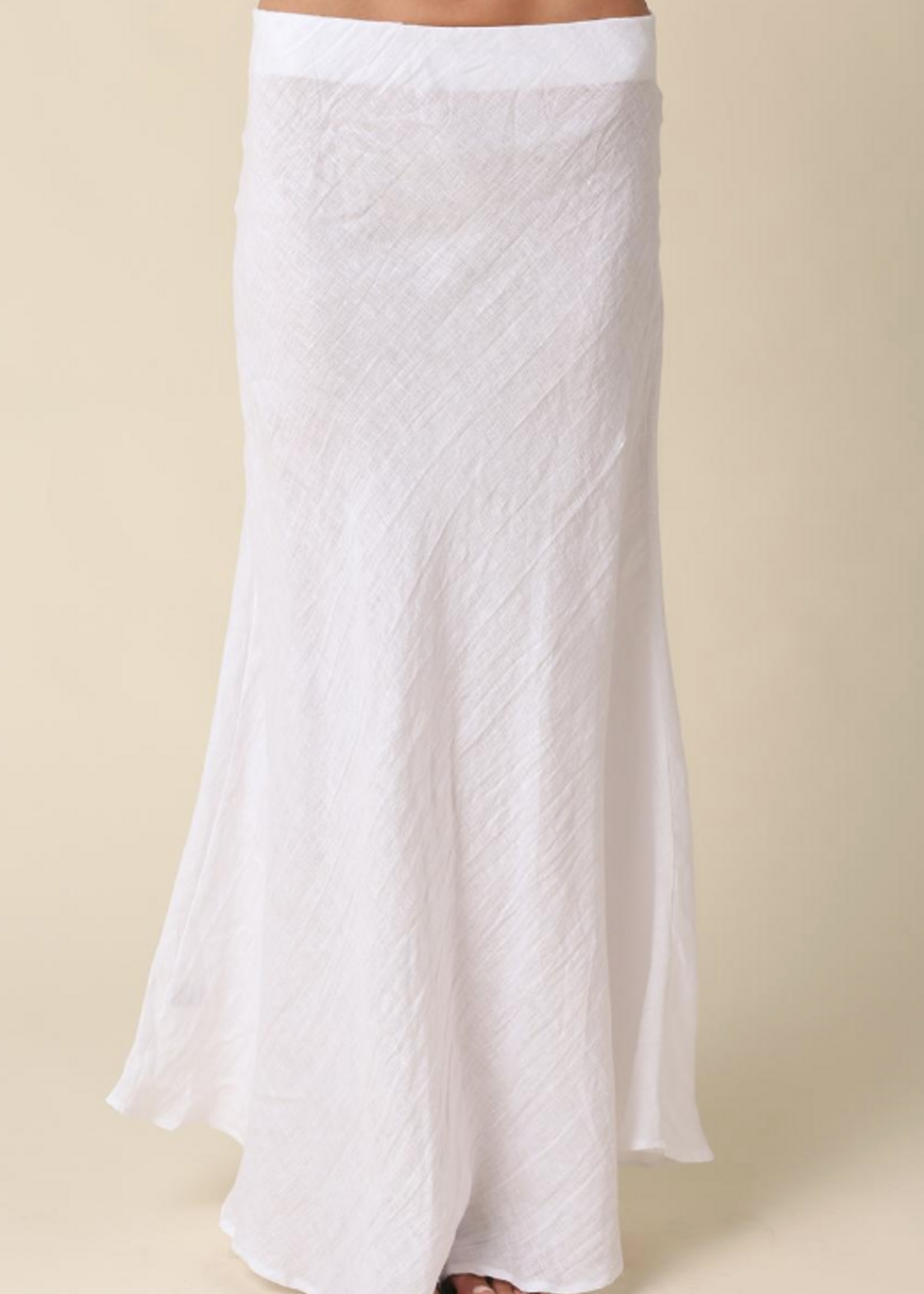 Summer Linen Maxi Skirt