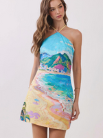 Euro Resort Halter Dress
