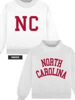 North Carolina/NC Reversible Mockneck Sweatshirt