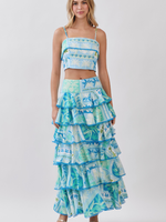 Summer In Santorini Skirt