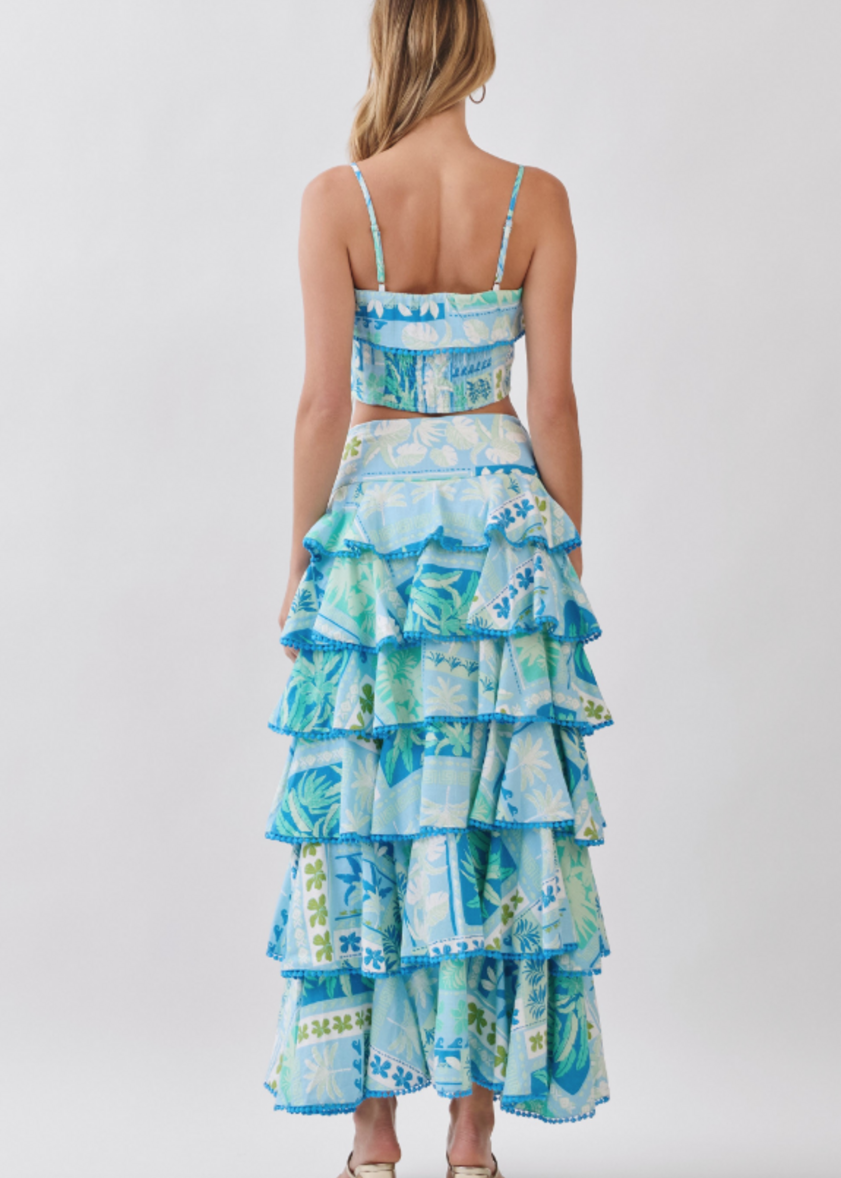 Summer In Santorini Skirt