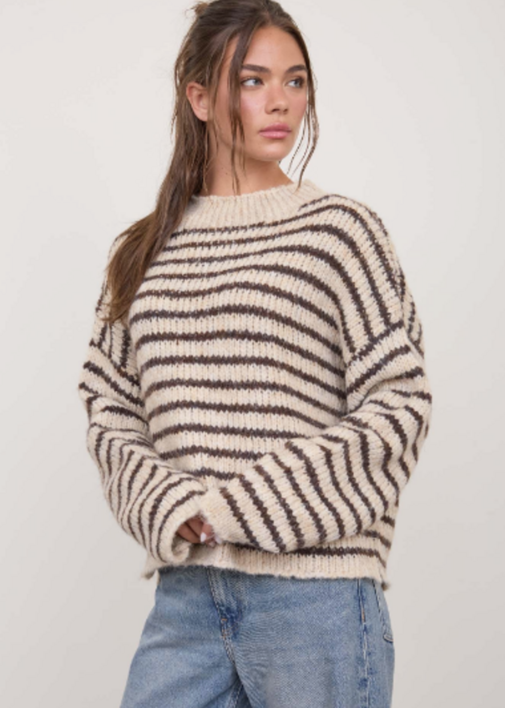 Stripes Right Fall Sweater (3 Colors)