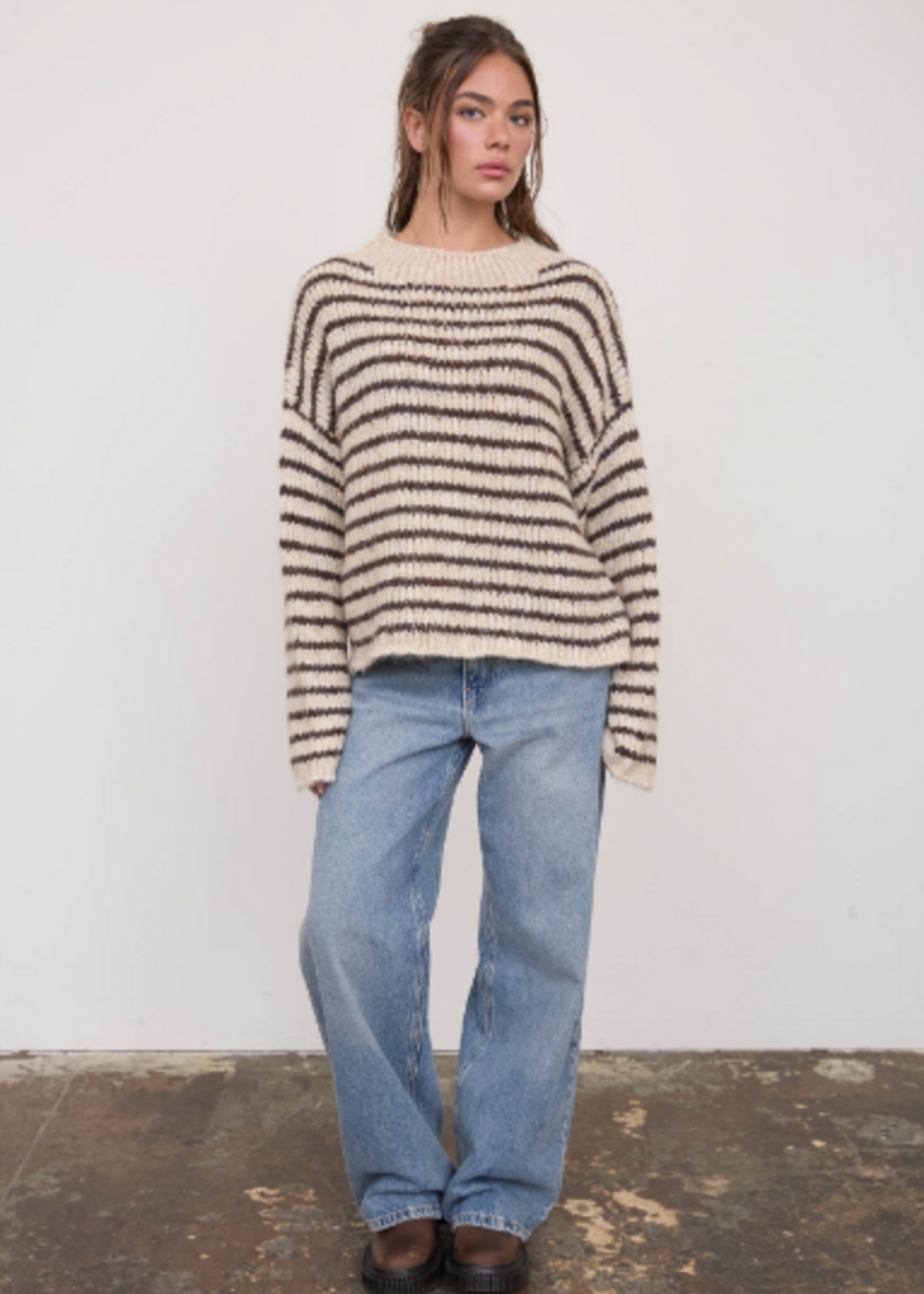 Stripes Right Fall Sweater (3 Colors)