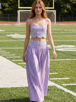 Pretty In Polka Dot Purple Set