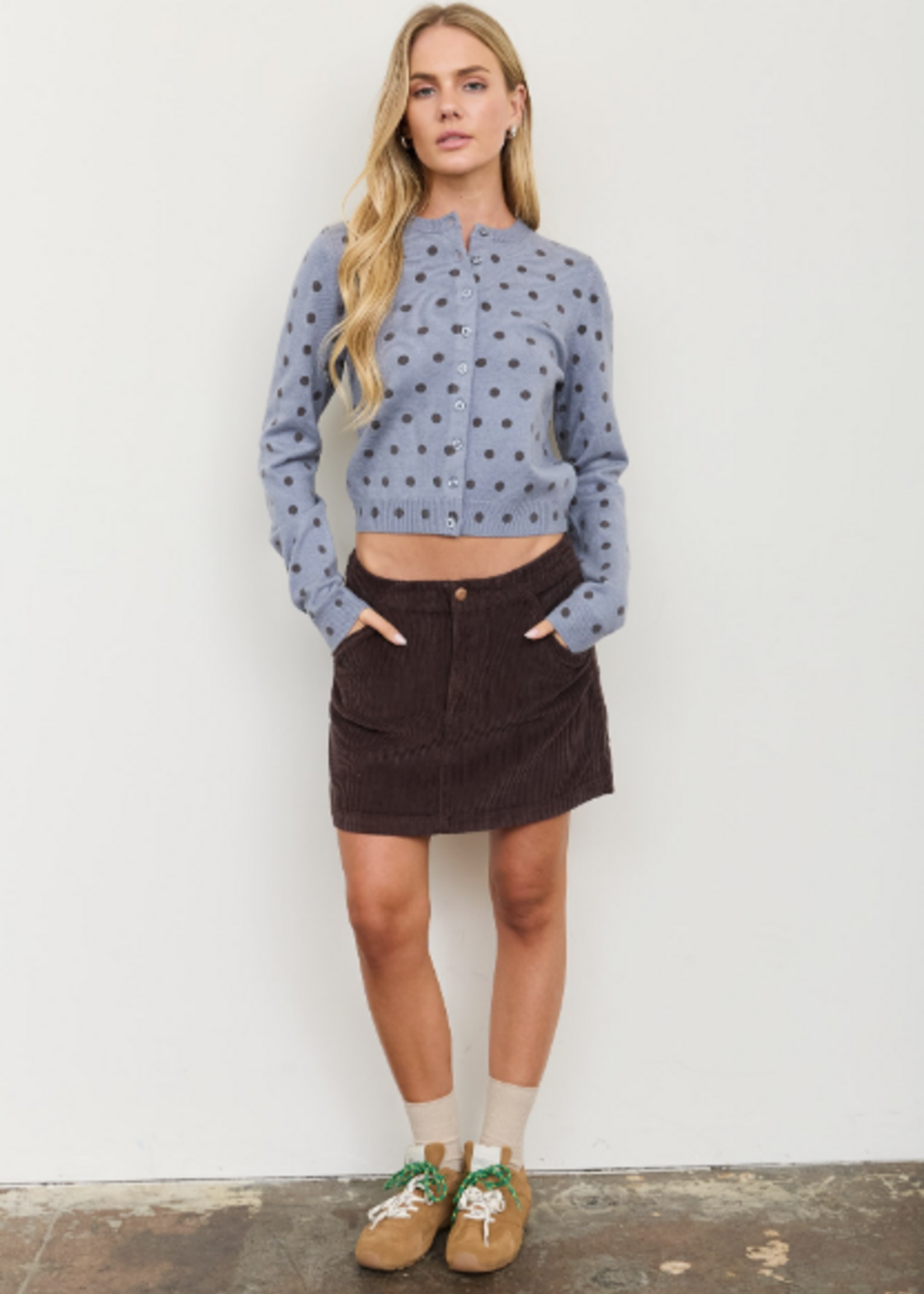 Polka Dot Cardigan